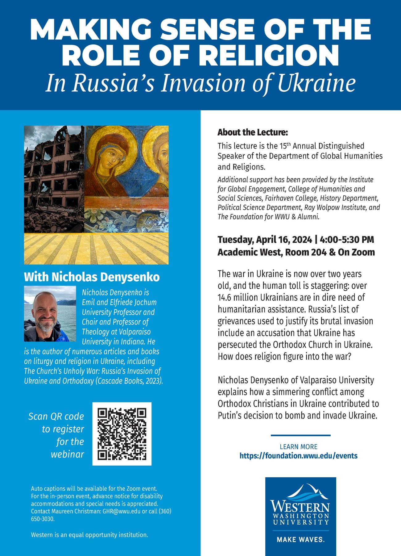 Making sense of the role of religion in Russia's invasion of Ukraine poster